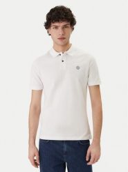 Guess Polo M2YP24 KC9T1 Biały Regular Fit. Białe koszulki polo męskie Guess, l, z aplikacjami, z bawełny, bez ramiączek. Za 379.99 zł.