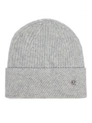 Calvin Klein Czapka LV04F8118G Szary. Szare czapki i kapelusze damskie Calvin Klein, na zimę, bez wzorów, z syntetyku. Za 169.99 zł.