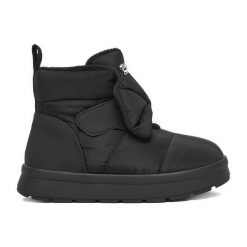 Śniegowce Juicy Couture. Czarne śniegowce dziewczęce Juicy Couture, bez zapięcia. Za 199.99 zł.