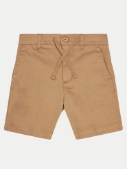 Original Marines Szorty materiałowe DEP2109B Beżowy Regular Fit. Brązowe szorty dla chłopców Original Marines, bez wzorów, z bawełny. Za 69.99 zł.