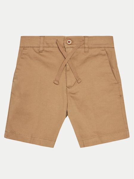 Original Marines Szorty materiałowe DEP2109B Beżowy Regular Fit. Brązowe szorty dla chłopców Original Marines, bez wzorów, z bawełny. Za 109.99 zł.