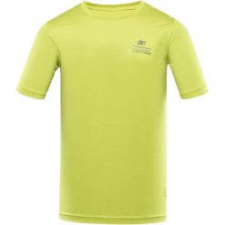 Koszulka Męska Basik Alpine Pro - Komfort i Styl. Zielone koszulki sportowe męskie Alpine Pro, m, bez wzorów, bez kołnierzyka, bez ramiączek, trekkingowe. Za 147.99 zł.