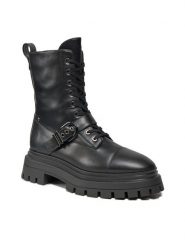 Stuart Weitzman Trapery Maverick Bedford Bte SF022 Czarny. Czarne kozaki damskie Stuart Weitzman, ze skóry. Za 3,349.00 zł.