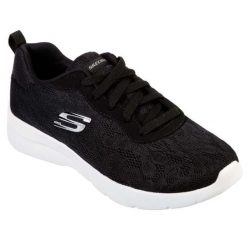 Buty Dynamight 2.0 Homespun Rozmiar 40 Czarny - 12963-BKW. Czarne obuwie sportowe damskie Skechers, bez wzorów, z materiału. Za 219.99 zł.