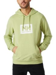 Bluza Męska Helly Hansen Hh Box. Zielone bluzy męskie Helly Hansen, m, bez wzorów, z bawełny, z kapturem. Za 349.00 zł.