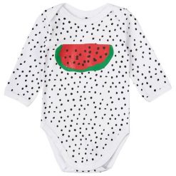 Garnamama Body Dzieciece W Kropki Z Arbuzem 68 Białe. Body niemowlęce marki Pollena Savona. Za 33.00 zł.