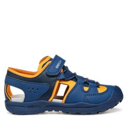 Sandały Geox. Białe sandały dziewczęce Geox, bez zapięcia. Za 309.99 zł.