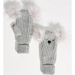 Rękawiczki z jednym palcem - Jasny szar. Szare rękawiczki damskie Sinsay. Za 29.99 zł.