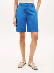 Tommy Hilfiger Szorty Kobiety Bawełna niebieski, 34. Niebieskie szorty damskie Tommy Hilfiger, na lato, s, bez wzorów, z bawełny. Za 379.95 zł.