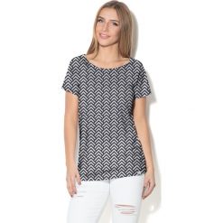 Colour Pleasure Koszulka CP-034 169 czarno-biała r. M/L. Bluzki damskie marki Colour Pleasure. Za 70.35 zł.
