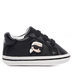 Półbuty KARL LAGERFELD. Czarne półbuty chłopięce KARL LAGERFELD, bez wzorów, bez zapięcia. Za 229.99 zł.