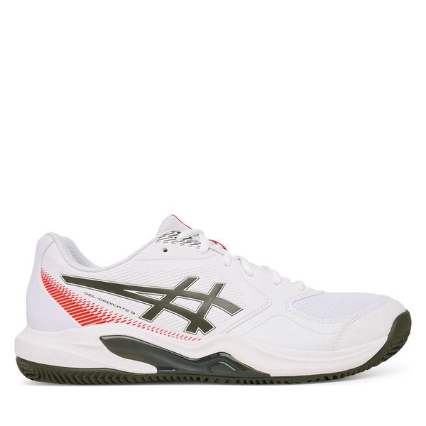 Buty do tenisa Asics. Białe buty sportowe męskie Asics, bez zapięcia, tenisowe. Za 278.99 zł.