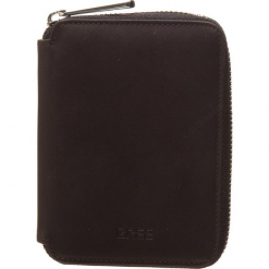 Skórzany portfel "Oxford 135" w kolorze ciemnobrązowym - 12 x 9 x 2 cm. Brązowe portfele damskie marki BREE, z materiału. W wyprzedaży za 295.95 zł.