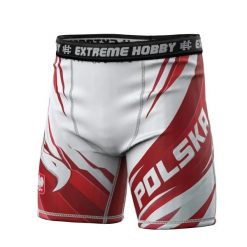 Spodenki Vale Tudo do MMA męskie EXTREME HOBBY POLSKA ULTIMATE. Zielone krótkie spodenki sportowe męskie EXTREME HOBBY, l, bez wzorów, z dzianiny, na fitness i siłownię. Za 179.00 zł.