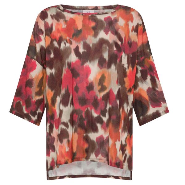 T-Shirt Deha Allover Oversize Damskie. Czerwone koszulki sportowe damskie Deha, m, bez wzorów, z materiału, klasyczne, bez kołnierzyka. Za 322.99 zł.