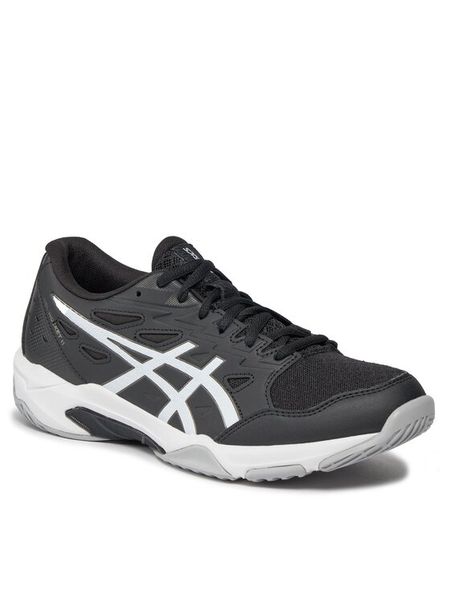 Asics Buty halowe Gel-Rocket 11 1071A091 Czarny. Czarne buty sportowe męskie Asics, z materiału, bez zapięcia. Za 239.99 zł.