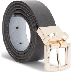 Pasek Damski GUESS - BW7060 VIN30 BCP. Czarne paski damskie Guess, z aplikacjami, ze skóry ekologicznej. Za 229.00 zł.