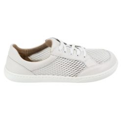 WASAK Buty damskie barefoot minimalistyczne skórzane 0772SW białe. Białe półbuty damskie bez wzorów, ze skóry, bez obcasa, bez zapięcia. Za 484.00 zł.