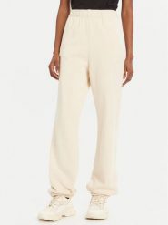 PINKO Spodnie dresowe Pazzo 105508 A2RB Beżowy Regular Fit. Brązowe spodnie dresowe damskie Pinko, m, bez wzorów, z bawełny. Za 649.99 zł.