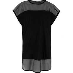 Shirt plażowy bonprix czarny. Bluzki damskie bonprix. Za 79.99 zł.