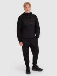 4F Spodnie dresowe joggery męskie - czarne 3XL. Czarne spodnie sportowe męskie 4f, m, bez wzorów, z bawełny. Za 179.99 zł.