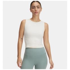 T-Shirt Damski Koszulka Sportowa Bezrękawnik Under Armour. Koszulki sportowe damskie Under Armour, bez wzorów, bez kołnierzyka, bez ramiączek, do biegania. Za 169.99 zł.