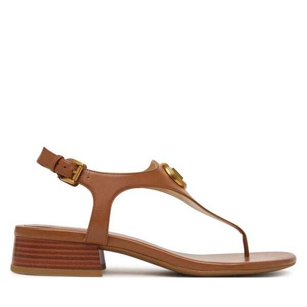 Sandały MICHAEL Michael Kors. Brązowe sandały damskie MICHAEL Michael Kors, bez wzorów, bez obcasa, na płaskiej podeszwie, bez zapięcia. Za 633.99 zł.
