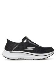 Skechers Półbuty 220863/BKW Czarny. Czarne półbuty na co dzień męskie Skechers, z materiału, bez zapięcia. Za 219.99 zł.