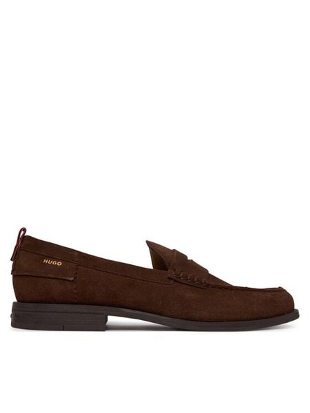 HUGO Mokasyny Varian 50563464 Brązowy. Brązowe mokasyny męskie Hugo, ze skóry. Za 719.99 zł.