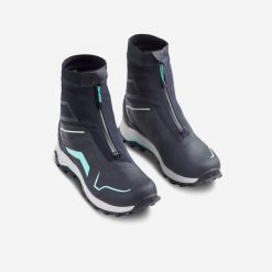 Buty turystyczne damskie Quechua SH900 Pro mountain Mid wodoodporne. Niebieskie obuwie sportowe damskie QUECHUA, na zimę, trekkingowe. W wyprzedaży za 399.99 zł.