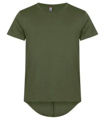 Clique T-shirt Brooklyn męski 100% bawełna, relaxed. Zielone t-shirty męskie CLIQUE, l, bez wzorów, z bawełny, bez kołnierzyka. Za 106.59 zł.