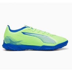 Buty męskie sportowe do gry w piłke nożną Puma ULTRA 5 PLAY TT. Niebieskie buty sportowe męskie Puma, bez zapięcia, do piłki nożnej. W wyprzedaży za 149.00 zł.