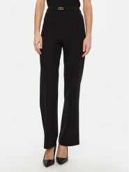 Marciano Guess Spodnie materiałowe 5RGB27 6302A Czarny Skinny Fit. Czarne spodnie materiałowe damskie Marciano Guess, z aplikacjami, z materiału. Za 349.99 zł.