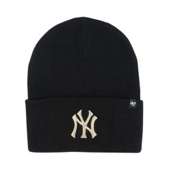 Czapka New York Yankees czarna B-HYMKR17ACE-BKT. Czarne czapki i kapelusze męskie Adidas, bez wzorów, z syntetyku, sportowe. Za 96.99 zł.