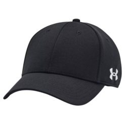 Czapka Z Daszkiem Z Logo Team Blitzing. Czarne czapki i kapelusze męskie Under Armour, bez wzorów. Za 121.99 zł.
