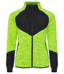 Clique Haines Women Polarowa kurtka z softshellem – Visib Yellow. Żółte kurtki damskie CLIQUE, m, bez wzorów, z dzianiny, bez kaptura. Za 284.31 zł.