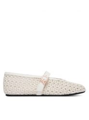 Patrizia Pepe Baleriny PPJ376.06 Biały. Białe baleriny damskie Patrizia Pepe, bez wzorów, ze skóry, bez obcasa. Za 539.99 zł.