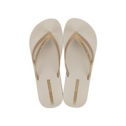 Japonki damskie Ipanema Bossa Soft V. Brązowe klapki damskie Ipanema, bez wzorów, bez obcasa. Za 79.00 zł.