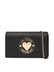 LOVE MOSCHINO Torebka JC4368PP0NKG0000 Czarny. Czarne torebki do ręki damskie Love Moschino, bez wzorów, ze skóry, wizytowe, bez dodatków. Za 569.99 zł.