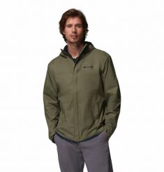 Kurtka anorak Mężczyzna COLUMBIA Watertight™ II Jacket. Zielone kurtki męskie Columbia, m, bez wzorów, klasyczne, bez kaptura. Za 299.00 zł.