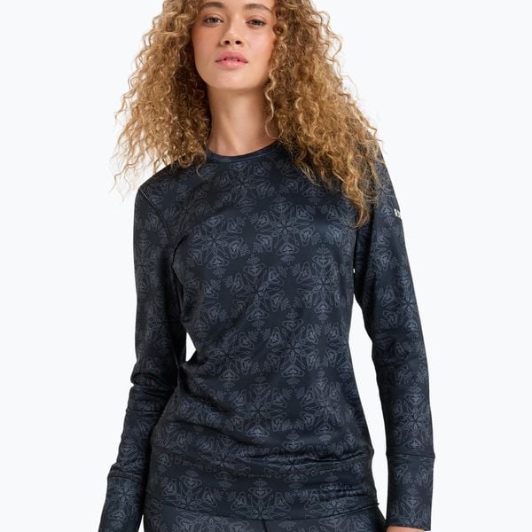 Bluza termoaktywna damska ROXY Daybreak Brushed. Czarne bluzy damskie Roxy, l, bez wzorów, z elastanu, bez kaptura. Za 209.99 zł.