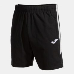 Szorty Joma Toledo. Czarne krótkie spodenki sportowe męskie Joma, l, z aplikacjami, z materiału. Za 225.50 zł.