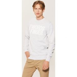 Bluza z napisem - Jasny szar. Bluzy damskie marki Sinsay. W wyprzedaży za 49.99 zł.