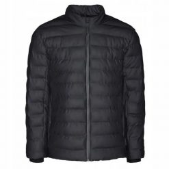 Kurtka męska przejściowa Rains puchowa czarna Trekker Jacket 1543-05 XS/S. Czarne kurtki męskie Rains, m, bez wzorów, z dresówki, trekkingowe. Za 888.99 zł.
