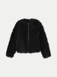 Coccodrillo Futro ZC4153101RGJ Czarny Regular Fit. Czarne kurtki i płaszcze dla dziewczynek COCCODRILLO, bez wzorów, z futra, bez kaptura. Za 99.90 zł.