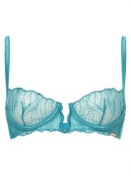Bluebella biustonosz z fiszbinami Kobiety Koronka niebieski, 70E. Niebieskie biustonosze Bluebella, bez wzorów, z koronki. Za 229.95 zł.