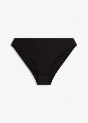 Figi bikini z wysoko wyciętymi nogawkami (zestaw 2 szt.). Czarne bikini damskie bonprix, bez wzorów. Za 31.98 zł.