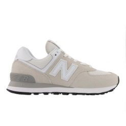 Buty New Balance WL574EVW beżowy. Brązowe obuwie sportowe damskie bez wzorów, z gumy. Za 668.70 zł.