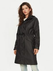 Hunter Kurtka przeciwdeszczowa Alise HARW0050242 Czarny Regular Fit. Czarne kurtki damskie Hunter, xxl, bez wzorów, z syntetyku, bez kaptura. Za 319.99 zł.