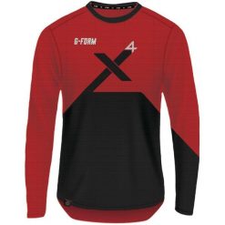G-FORM Pro-X4 Koszulka rowerowa z długim rękawem XL czerwono-czarna. Czarne koszule damskie G-Form, xl, bez wzorów, bez kołnierzyka, bez ramiączek. Za 328.90 zł.